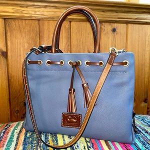 Dooney & Bourke Tassel Tote Steel Blue